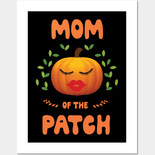 Mom of the patch funny Halloween costume family group matching family t shirt. Posters and Art